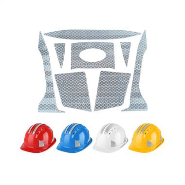 Sticer Myfyriol Ar Gyfer Helmed