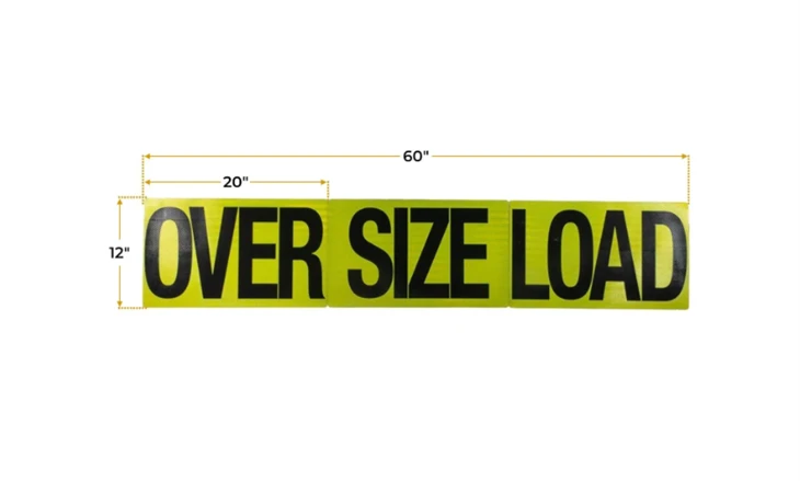 Magnetic Slow Moving Vehicle Sign