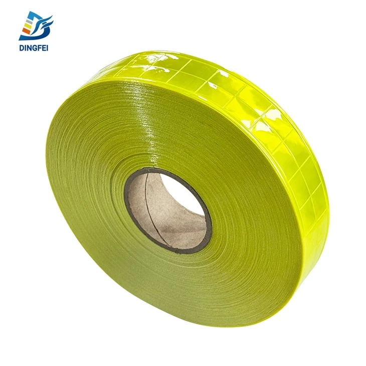 Gwnïo myfyriol pvc ar dâp ar gyfer dillad